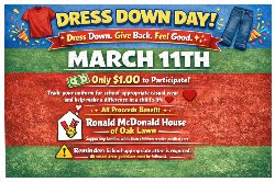 Ronald Mc Donald House Dress Down Day